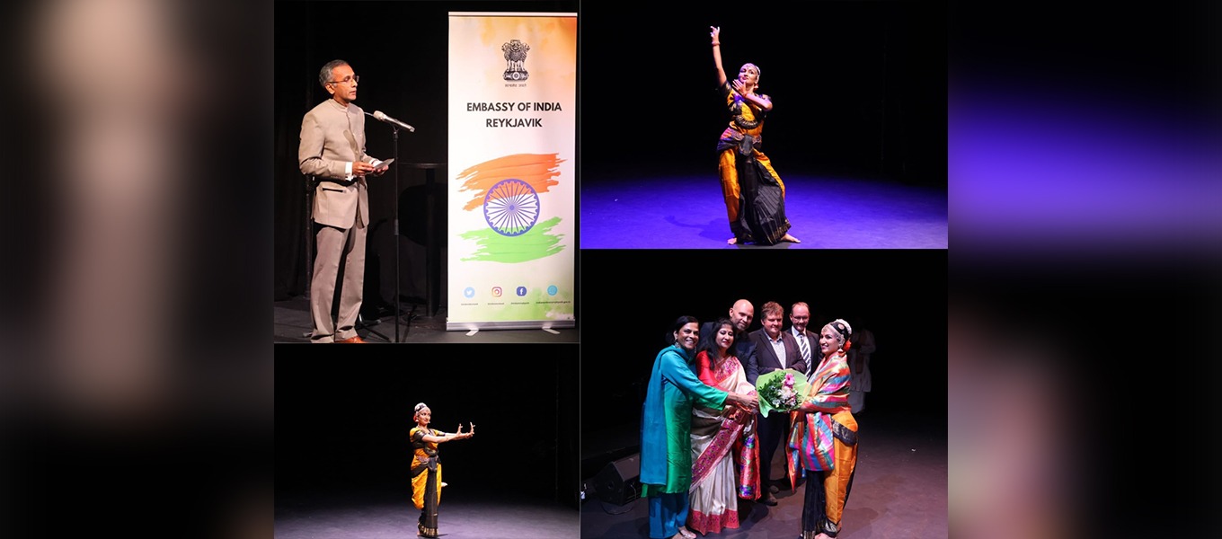 Renowned Kuchipudi artist Ms Bhavan Reddy performed in different cities in Iceland along with a musical troupe from ICCR