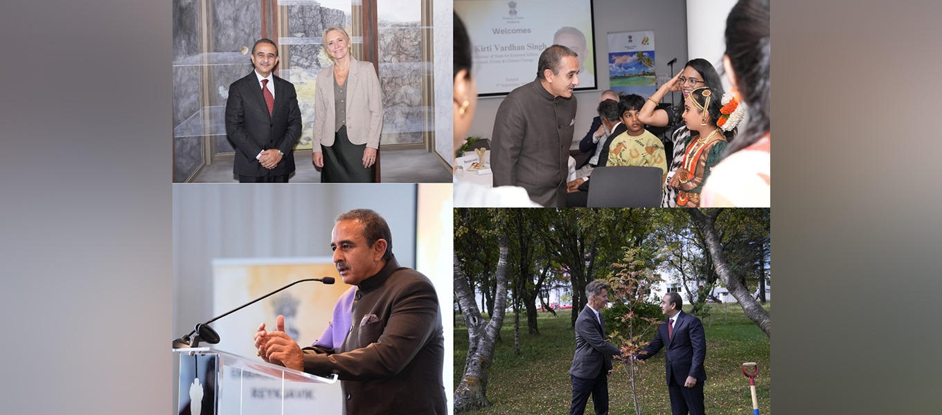 Visit of Hon'ble Minister of State for External Affairs and Minister of State for Environment, Forest & Climate Change, Sh. Kirti Vardhan Singh to Iceland, 4-5 September 2025